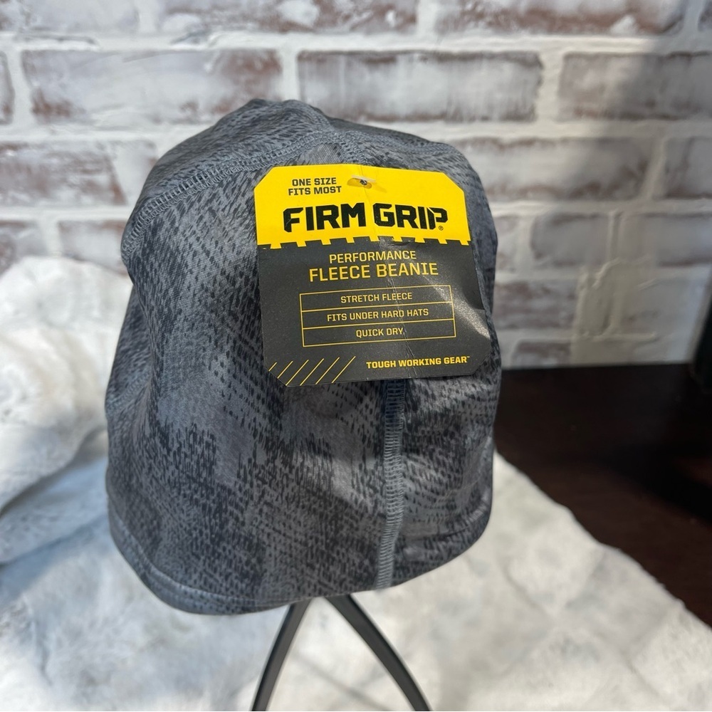 Firm grip Yellow Fleece Lined beanie hat